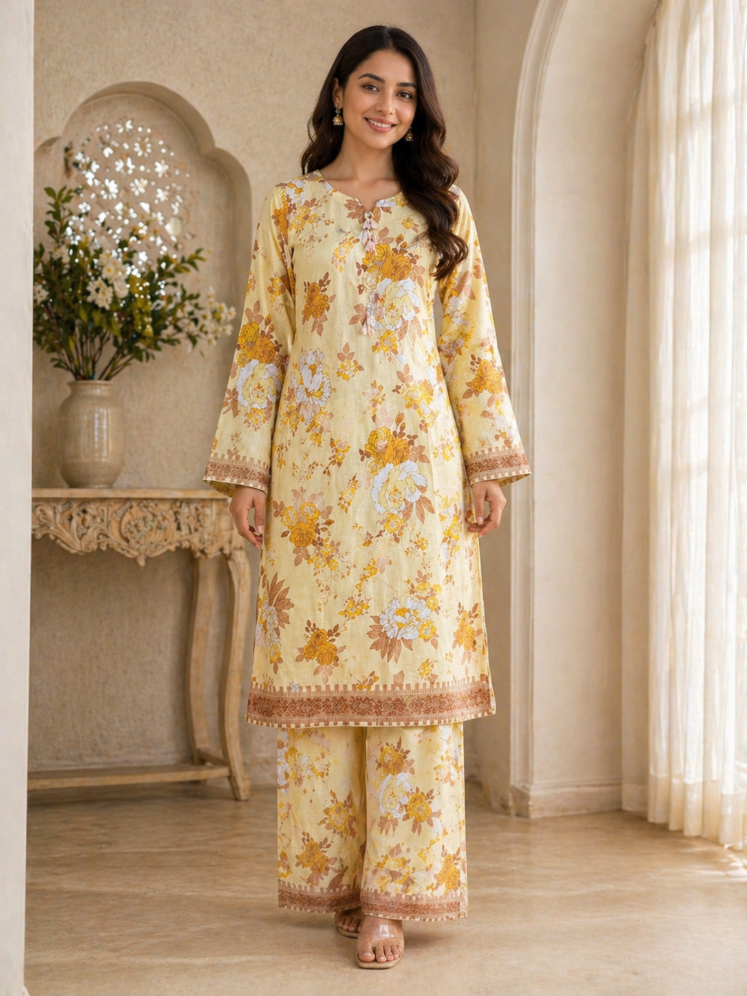 PRINTED LAWN 2PC
